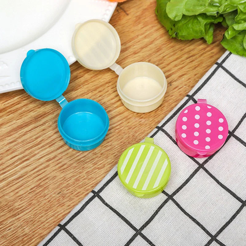 4Pcs Mini Sauce Containers, Home and Living