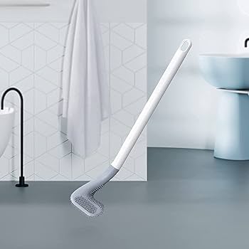 Durable Hockey Style Toilet Brush With Strong Bristles