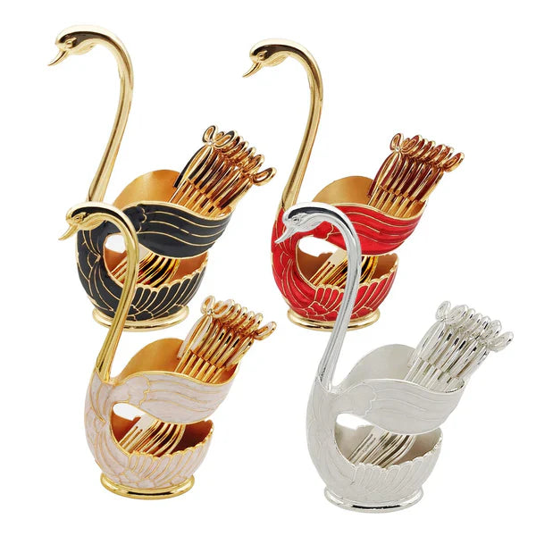 Swan Flow Spoon Set