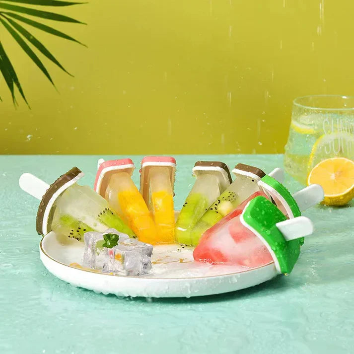 4 Pcs Sweet Fruit Ice Pop Makers