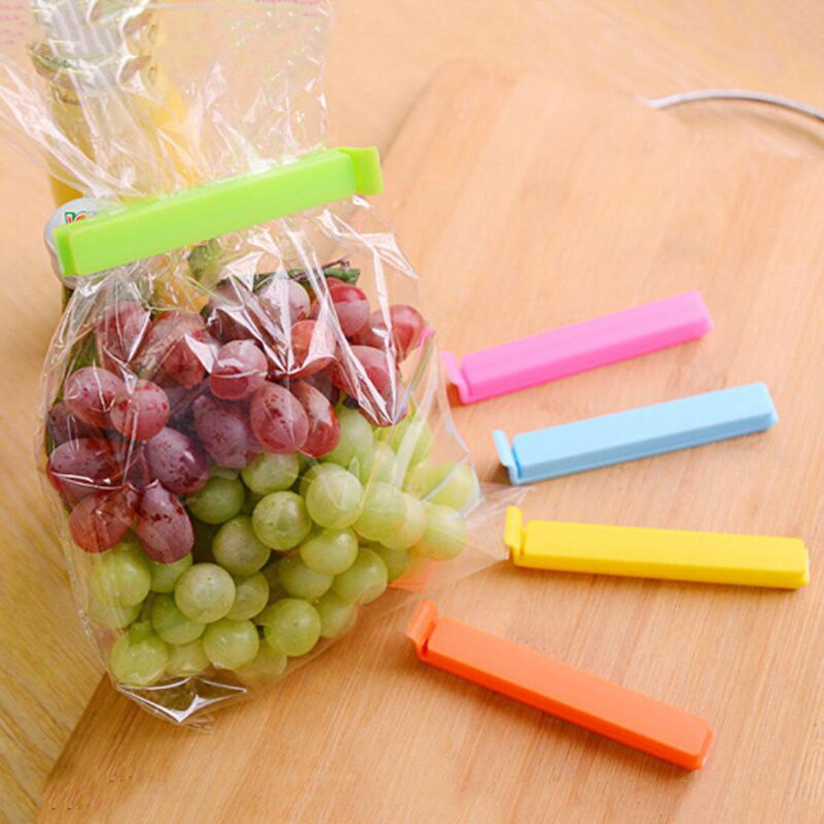 12Pcs Airtight Sealing Clips For Food Bags
