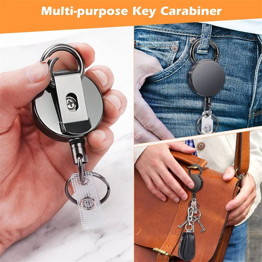 Premium Stainless Steel Key Clip – Anti-Loss Design