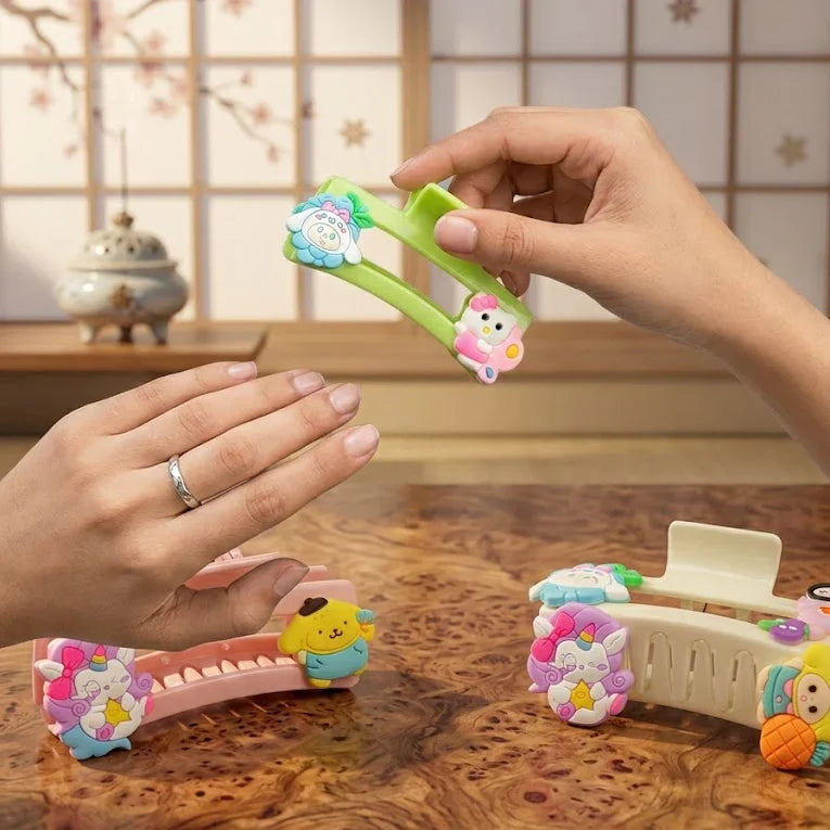  1Pcs Character Hair Clip
