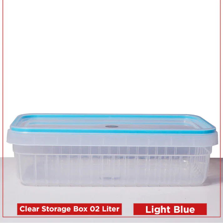 2Ltr Clear Storage Box, Kitchen Accessories 
