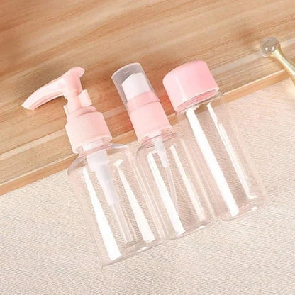3PCs Travel Refillable Bottle, and Beauty