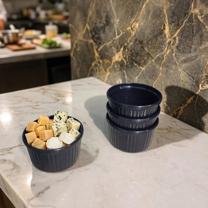 3PCS Mini Serving Bowls Set For Dips & Condiments