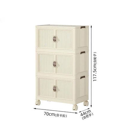 3 Layer Folding Wardrobe, Home and Living 