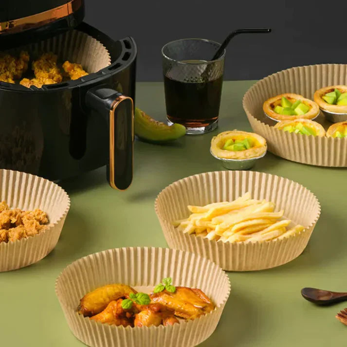 50pcs Nonstick Air Fryer Paper Plates