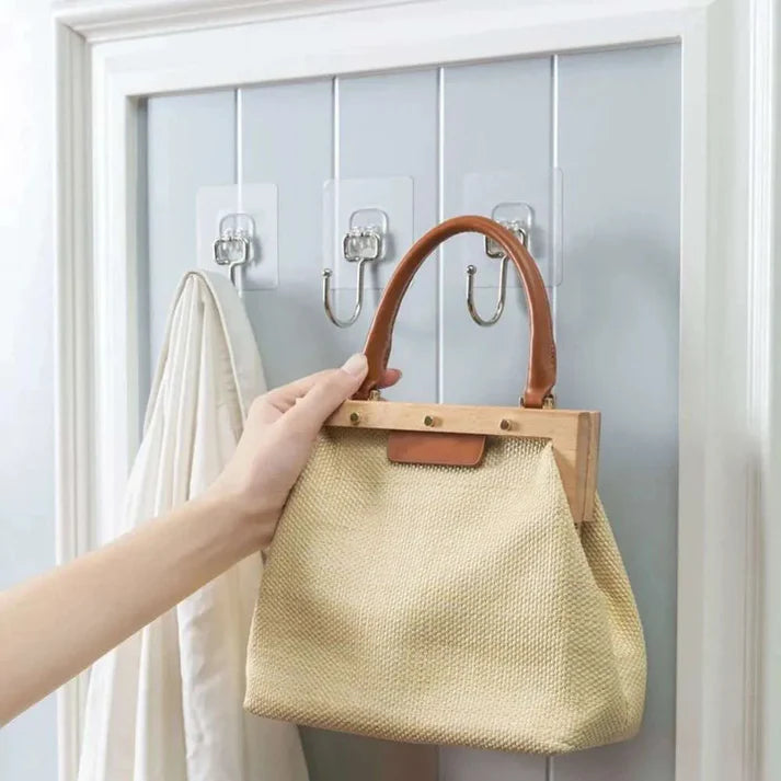 Removable Wall Hooks – Multi-Surface, 5-Pack