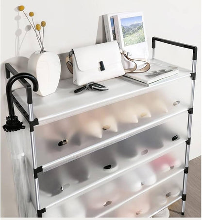 Expandable 5-Tier Shoe Organizer – Compact & Stackable