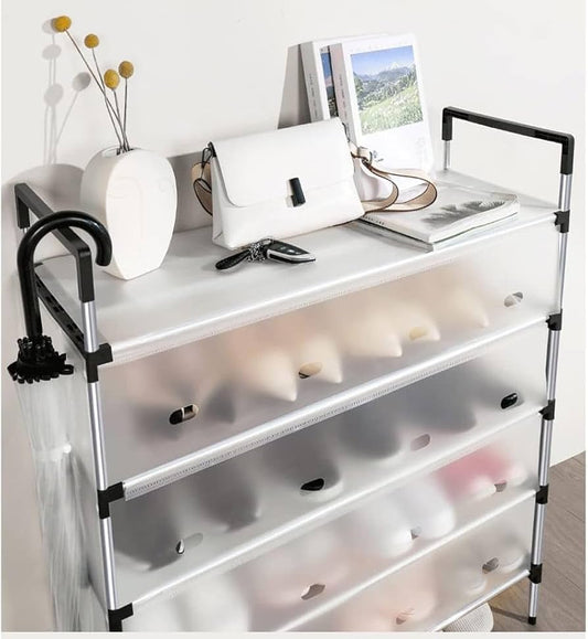 Expandable 5-Tier Shoe Organizer – Compact & Stackable