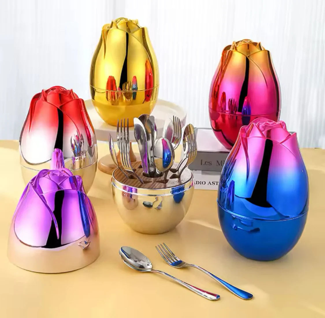 Regal Rose Egg Spoon Set – Flash Traders