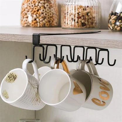 2-Tier Hanging Hooks For Cabinet Shelves | Widetraders
Double the Tiers. Maximum Efficiency.

Make the most of every inch in your kitchen or storage area with the 2-Tier Hanging Hooks For Cabinet Shelves. This clever space-saver features two levels of sturdy hooks, ideal for hanging mugs, utensils, and more — all while keeping your shelves clean and clutter-free.

Features:

Two-Tier Hook Design – Offers enhanced storage capacity in a compact vertical layout
Easy Under-Shelf Installation – No tools or hardw