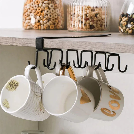 2-Tier Hanging Hooks For Cabinet Shelves | Widetraders
Double the Tiers. Maximum Efficiency.

Make the most of every inch in your kitchen or storage area with the 2-Tier Hanging Hooks For Cabinet Shelves. This clever space-saver features two levels of sturdy hooks, ideal for hanging mugs, utensils, and more — all while keeping your shelves clean and clutter-free.

Features:

Two-Tier Hook Design – Offers enhanced storage capacity in a compact vertical layout
Easy Under-Shelf Installation – No tools or hardw