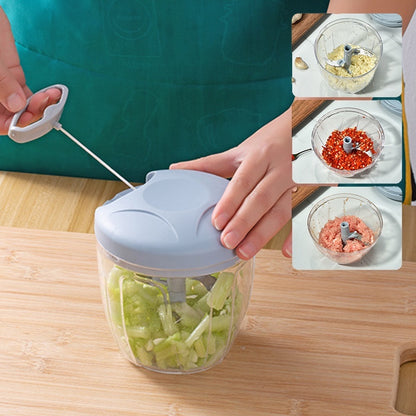 Manual Pull-Cord Food Processor