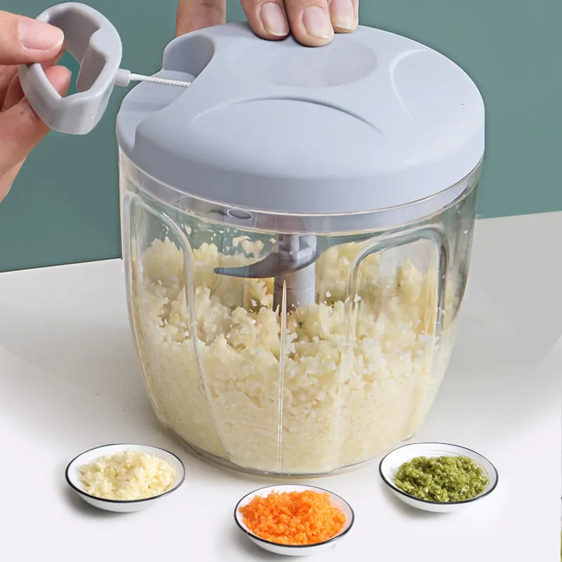 Manual Pull-Cord Food Processor