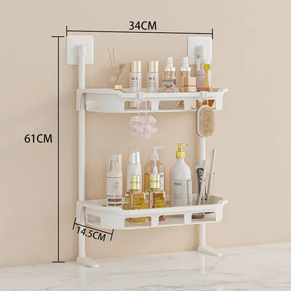 Heavy-Duty Wall Rack With Two Shelves