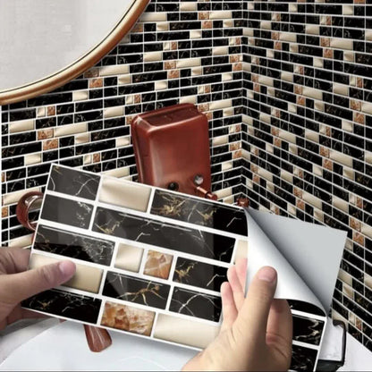 New 24Pcs DIY Brick Tile Stickers – Splash Proof (7X4.5 Inch)