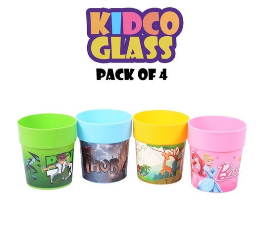 Kids Cartoon Theme Glasses – Pack Of 4