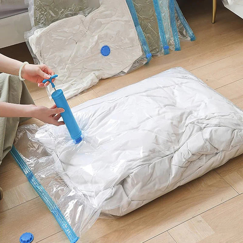 5Pcs Vacuum Seal Storage Bags For Clothes & Bedding