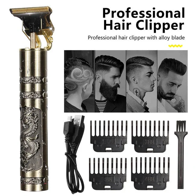 T9 Hair Clipper Beard Trimmer for Men Rechargeable Cordless Shaver