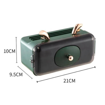 Wall-Mounted Lipstick Holder – Vertical Tiered Design