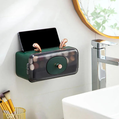 Wall-Mounted Lipstick Holder – Vertical Tiered Design