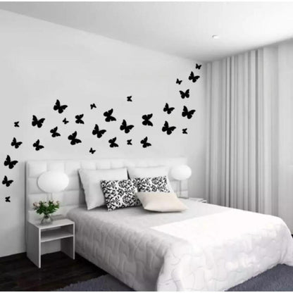 30 Pcs Nature's Butterflies Wooden Wall Art Collection