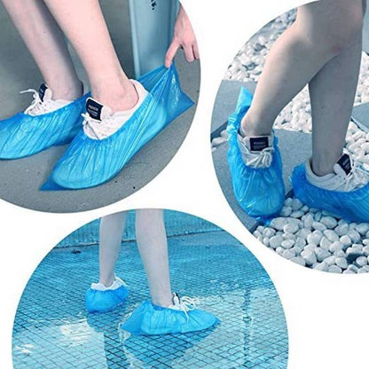 10Pcs Disposable Shoe Covers Keep Shoes Clean & Safe