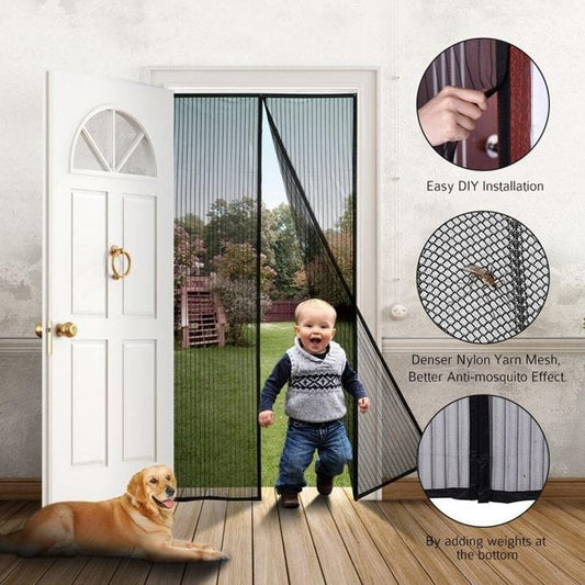 Mosquito-Proof Magnetic Mesh Curtain