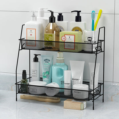Duo Stack Iron Shelf Organizer