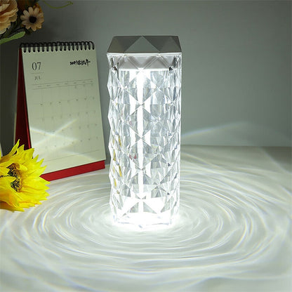 Pure Mist Crystal Humidifier Lamp